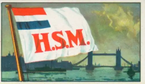 Sammelbild Reedereiflaggen der Welthandelsflotte Nr. 264, Hollandsche Stoomboot Mij., Amsterdam
