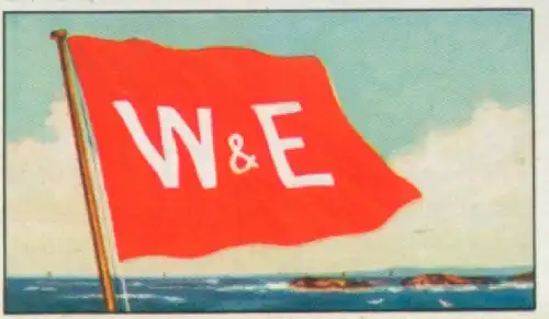 Sammelbild Reedereiflaggen der Welthandelsflotte Nr. 261, Witherington & Everett, Newcastle on Tyne