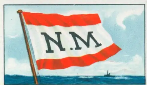 Sammelbild Reedereiflaggen der Welthandelsflotte Nr. 282, Compagnie de Navigation Mixte