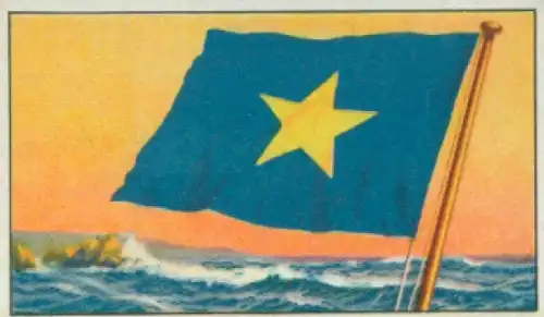 Sammelbild Reedereiflaggen der Welthandelsflotte Nr. 394, Societe des Affreteurs Indochinois, Saigon