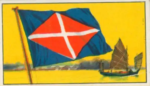 Sammelbild Reedereiflaggen der Welthandelsflotte Nr. 395, Straits S. S. Company, Singapore