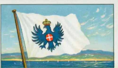 Sammelbild Reedereiflaggen der Welthandelsflotte Nr. 321, Lloyd Sabaudo, Genua