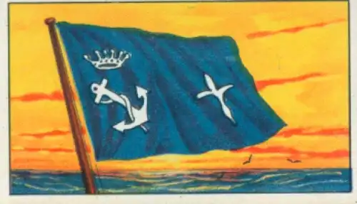 Sammelbild Reedereiflaggen der Welthandelsflotte Nr. 322, Lloyd Triestino, Triest