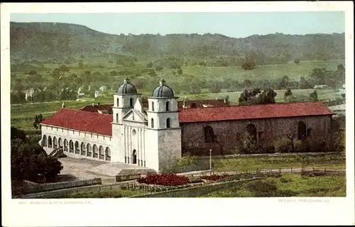 Ak Santa Barbara Kalifornien USA, Santa Barbara Mission