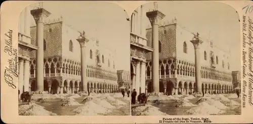 Stereo Foto Venezia Venedig Veneto, Dogenpalast