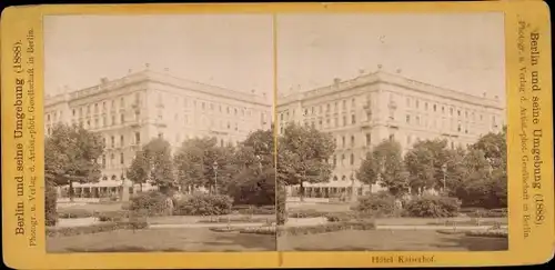 Stereo Foto Berlin Mitte, Hotel Kaiserhof