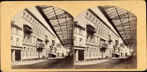 Stereo Foto Bad Ems im Rhein Lahn Kreis, Straßenpartie