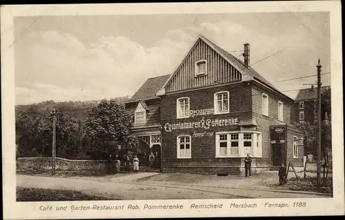 Ak Morsbach Remscheid im Bergischen Land, Restaurant und Kolonialwarenhandlung