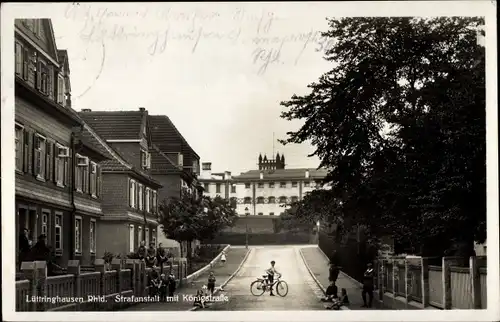 Ak Lüttringhausen Remscheid im Bergischen Land, Strafanstalt, Königstraße