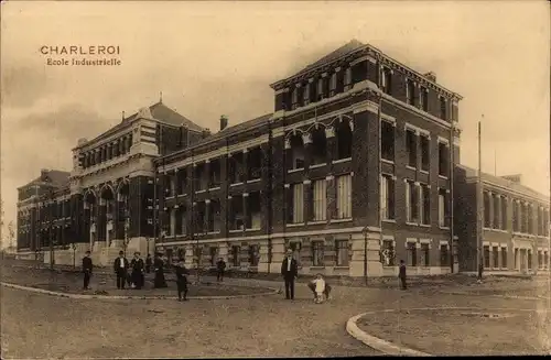 Ak Charleroi Wallonien Hennegau, Industrieschule