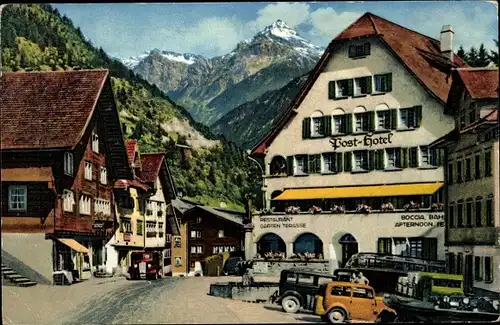 Ak Wassen Kt. Uri Schweiz, Gotthard Susten Route, Kosthotel