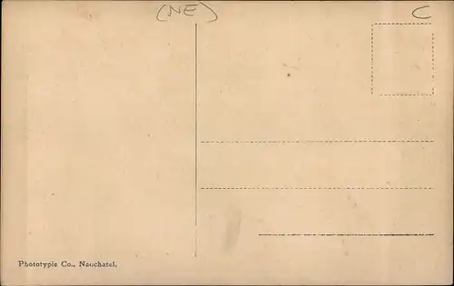 Ak Neuenburg Kanton Neuenburg, Hausberg Chaumont, Der Bahnhof, der Aussichtsturm