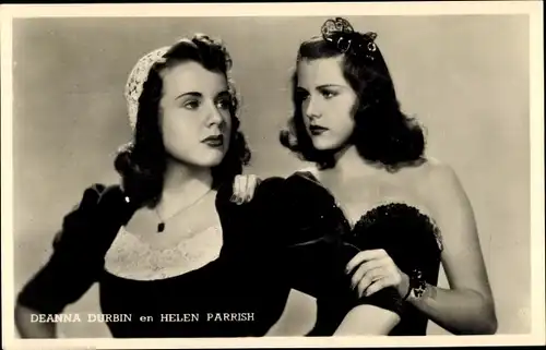 Ak Schauspielerin Deanna Durbin, Helen Parrish, Portrait