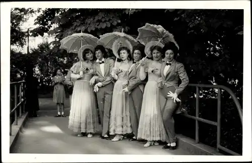 Foto Ak Tänzerinnen, Rohrbach Ballett