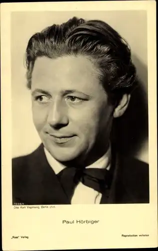 Ak Schauspieler Paul Hörbiger, Portrait, Ross Verlag Nr. 7335/1