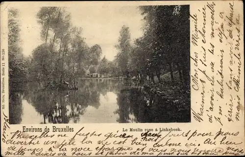 Ak Linkebeek Flämisch Brabant, Le Moulin rose