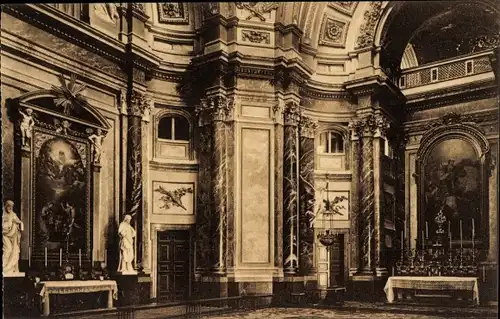 AK Madrid, Spanien, Königspalast, die Kapelle