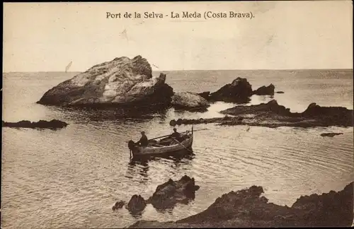 Ak La Meda Costa Brava Katalonien, Port de la Selva