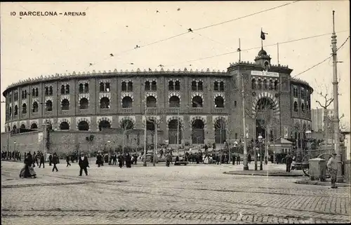 Ak Barcelona Katalonien, Arenen, Stierkampfarena