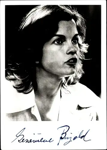 Ak Schauspielerin Geneviève Bujold, Portrait, Autogramm