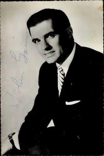Foto Ak Schauspieler John Gavin, Portrait, Autogramm