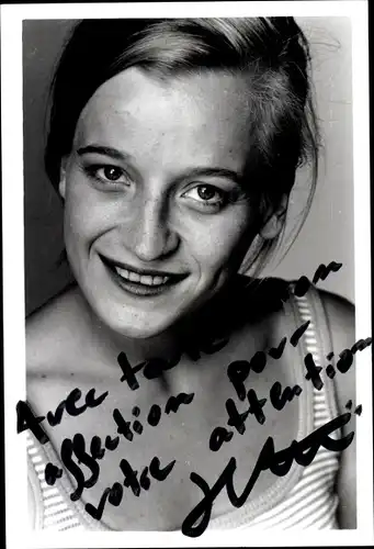 Foto Schauspielerin Aurélia Petit, Portrait, Autogramm