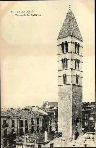 Ak Valladolid Kastilien und Leon, Turm von Antigua