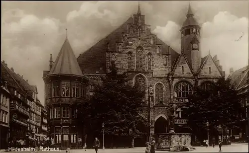 Ak Hildesheim in Niedersachsen, Rathaus