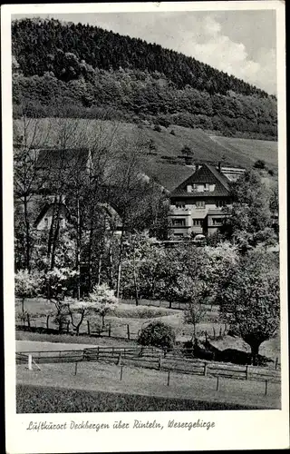 Ak Deckbergen Rinteln an der Weser, Cafe-Pension Bergschlösschen