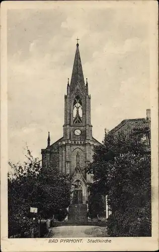 Ak Bad Pyrmont in Niedersachsen, Stadtkirche