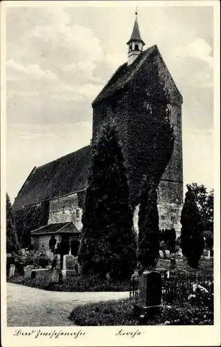 Ak Bad Zwischenahn in Oldenburg, Kirche, Friedhof