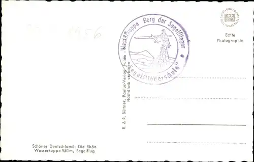 Ak Gersfeld in der Rhön Hessen, Wasserkuppe, Segelflug, Panorama