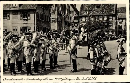 Ak Dinkelsbühl in Mittelfranken, Kinderzech-Knabenkapelle, 1000jähriges Dinkelsbühl