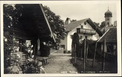 Ak Tutzing in Oberbayern, Fischerhaus