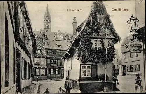 Ak Quedlinburg im Harz, Finkenherd