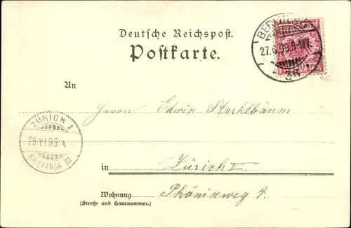 Litho Berlin Mitte, Kaiser Wilhelm Nationaldenkmal