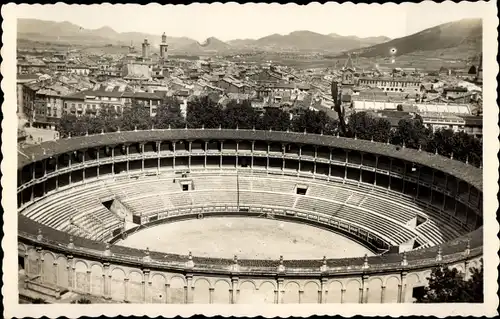 Ak Pamplona Navarra, Stierkampf-Arena
