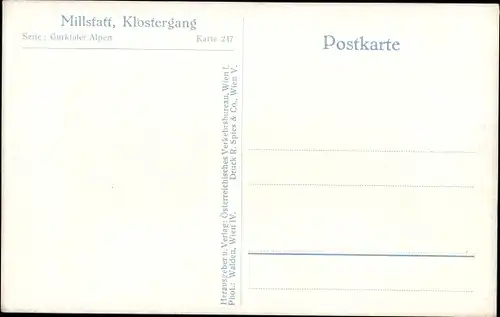 Ak Millstatt am See Kärnten, Klostergang