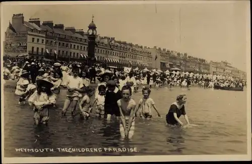 Ak Weymouth Südwestengland, das Kinderparadies