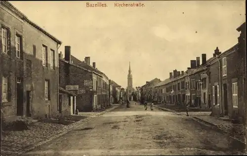 Ak Bazeilles Ardennes, Kirchenstraße