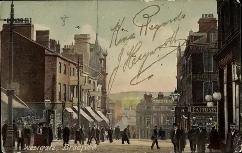 Ak Bradford West Yorkshire England, Westgate