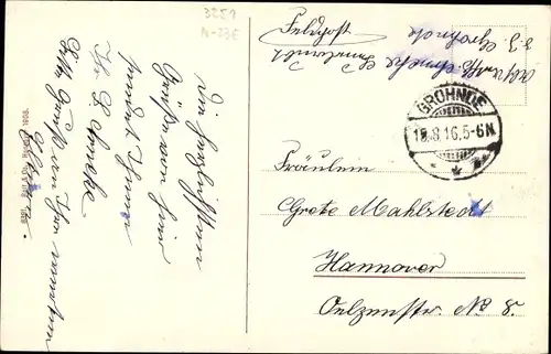 Ak Grohnde Emmerthal Niedersachsen, Am Teiche, Kirche, Gebäude