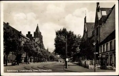 Ak Babelsberg Potsdam in Brandenburg, Lindenstraße Ecke Moltkestraße