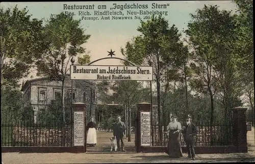Ak Neubabelsberg Potsdam in Brandenburg, Restaurant am Jagdschloss Stern
