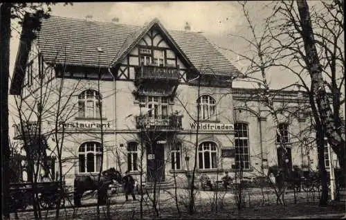 Ak Klein Glienicke Neubabelsberg Potsdam in Brandenburg, Hotel Restaurant Waldfrieden