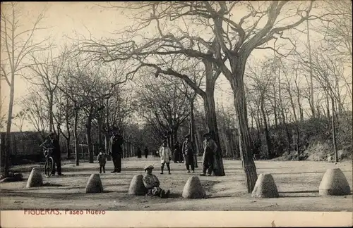 Ak Figueras Katalonien, Paseo Nuevo