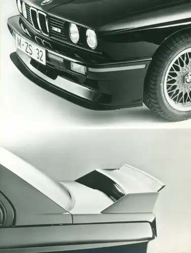 Foto Auto, BMW M3, Spoiler, Autokennzeichen MZS 32