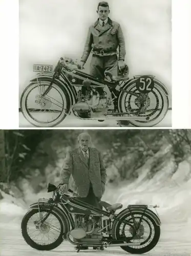 Foto BMW Motorrad-Pionier Rudolf Schleicher, Techniker, Konstrukteur