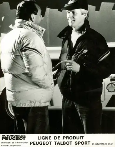 Foto Ligne de Produit, Peugeot-Talbot-Sport, Automobiles Peugeot, Rennfahrer