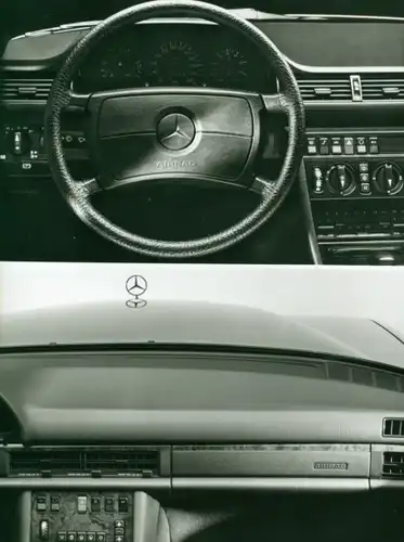 Foto Auto, Daimler-Benz, Sicherheitssystem, Beifahrer-Airbag, Lenkrad